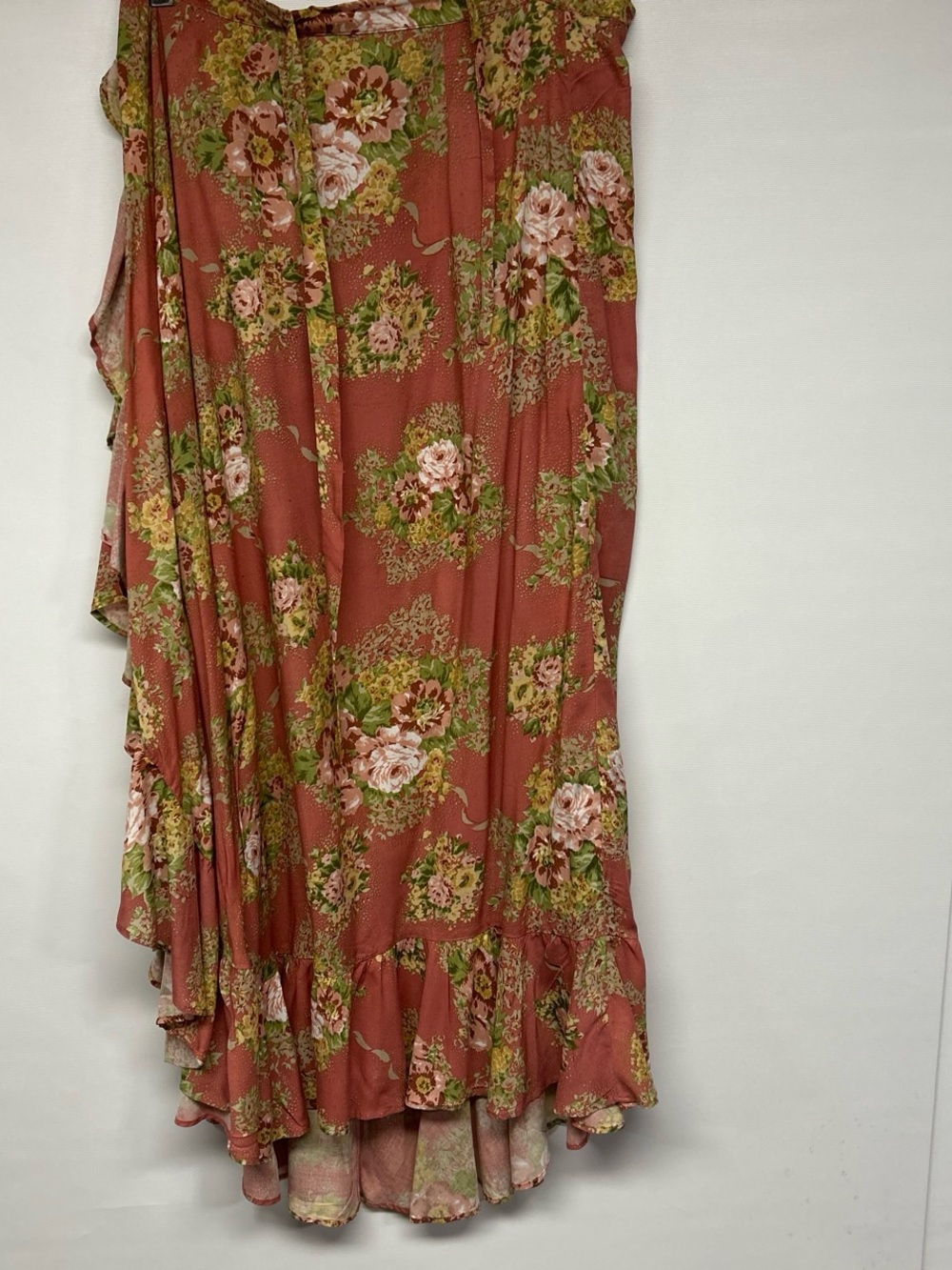Auguste The Label Rust Floral Maxi Skirt
